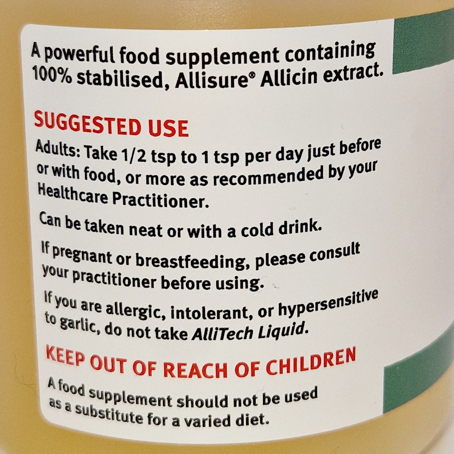 Nature's Powerful Defender - AlliTech Liquid 250ml