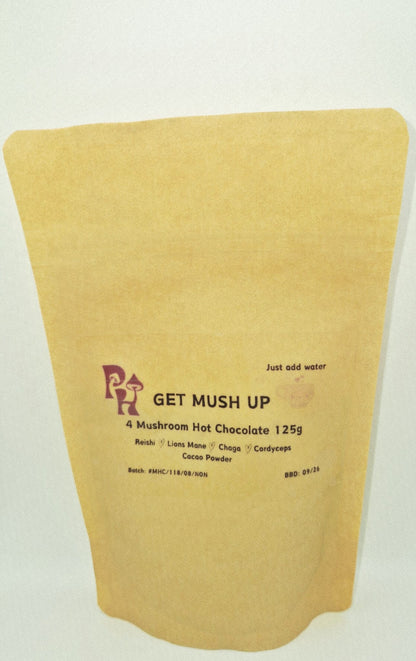 GET MUSH UP - 4 Mushroom Hot Chocolate 125g